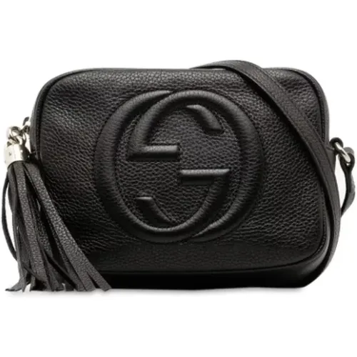 Pre-owned Leder schultertasche - Gucci Vintage - Modalova