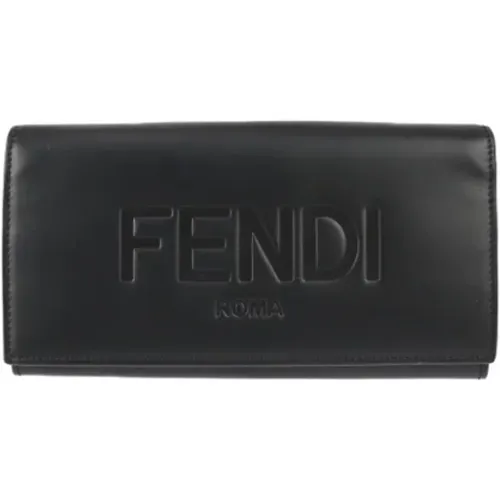 Pre-owned Leather wallets , female, Sizes: ONE SIZE - Fendi Vintage - Modalova