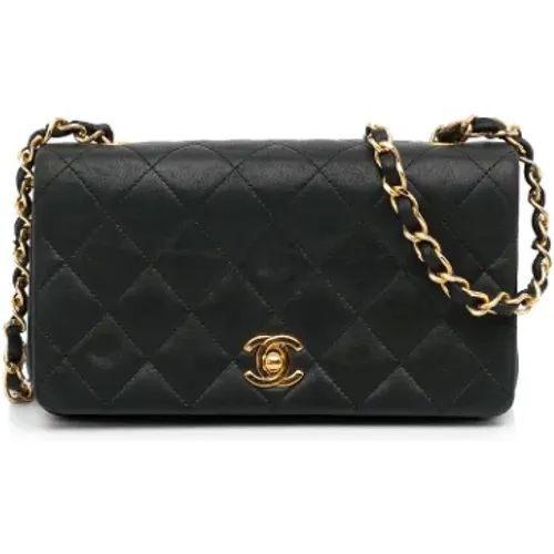 Pre-owned Leather Chanel Crossbody Bag , female, Sizes: ONE SIZE - Chanel Vintage - Modalova