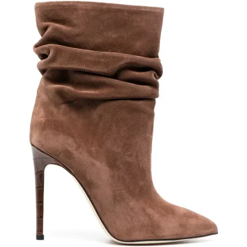 Stiletto slouchy ankle boot , female, Sizes: 5 UK, 5 1/2 UK, 4 UK, 8 UK - Paris Texas - Modalova