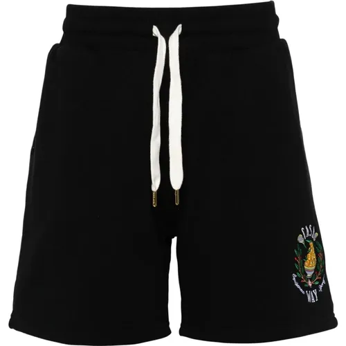 Embroidered Logo Shorts , male, Sizes: L, XL - Casablanca - Modalova