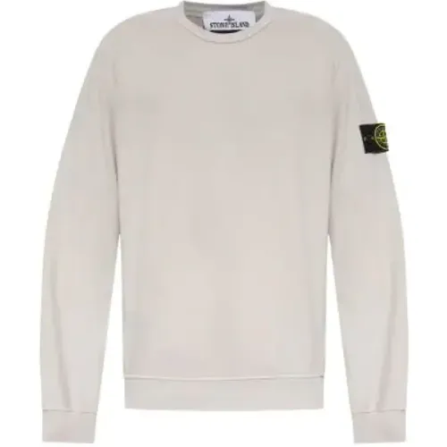 Grauer Pullover , Herren, Größe: S - Stone Island - Modalova