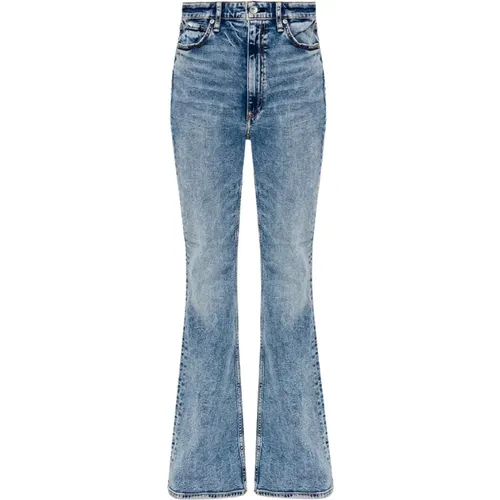 Jeans mit Logo , Damen, Größe: W30 - Rag & Bone - Modalova
