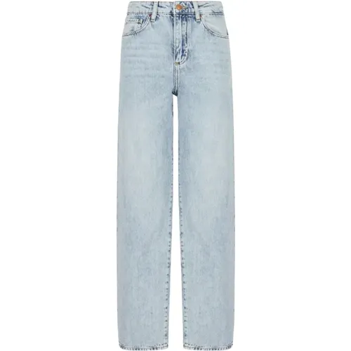 Klassische Denim-Jeans , Damen, Größe: W26 - Armani Exchange - Modalova