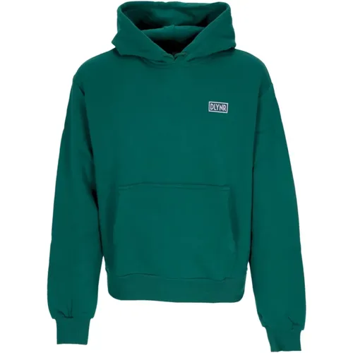 Grüner Logo Rücken Hoodie , Herren, Größe: L - Dolly Noire - Modalova