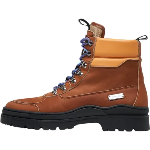 Mountain Boot Mix Cognac , male, Sizes: 8 UK, 11 UK, 6 UK, 7 UK - Filling Pieces - Modalova