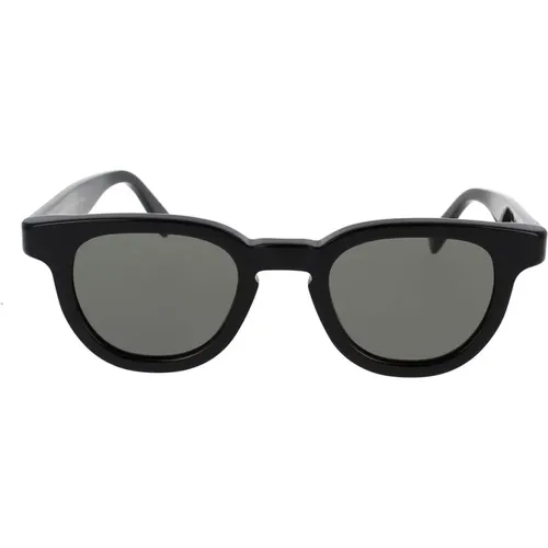 Klassische schwarze Sonnenbrille , unisex, Größe: 48 MM - Retrosuperfuture - Modalova