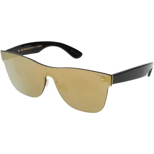 Classic Gold Sunglasses , unisex, Sizes: 55 MM - Retrosuperfuture - Modalova
