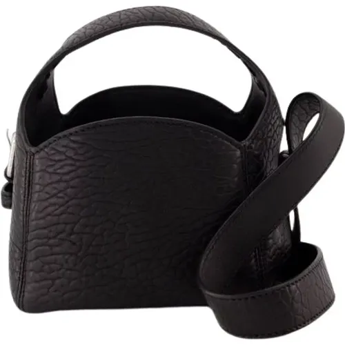 Schwarze Pebbled Leder Kleine Tasche - alexander wang - Modalova