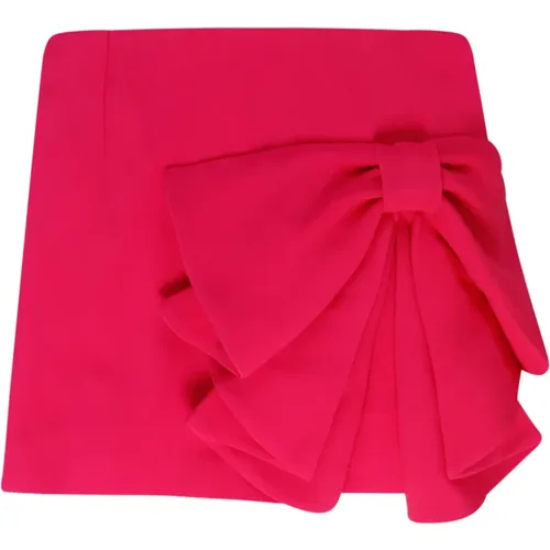 Fuchsia Shorts by R.e.d. Valentino , female, Sizes: 2XS, XS - RED Valentino - Modalova