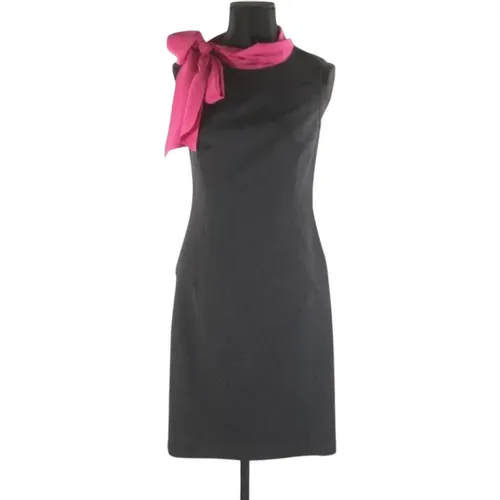 Pre-owned Wool dresses , female, Sizes: XS - Moschino Pre-Owned - Modalova