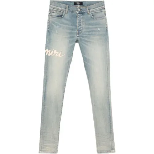 Light Skinny Denim Jeans , male, Sizes: W32 L34 - Amiri - Modalova