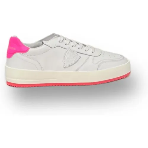 Stylish Low Sneakers , female, Sizes: 4 UK, 3 UK, 8 UK, 2 UK, 6 UK, 5 UK, 7 UK - Philippe Model - Modalova