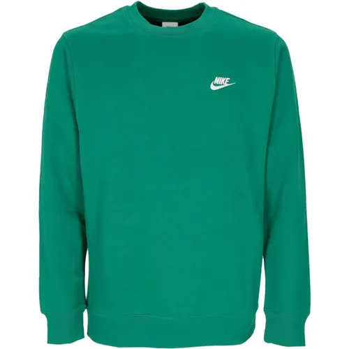 Crewneck Sweatshirt Malachite/White Stylish Design , male, Sizes: XL - Nike - Modalova