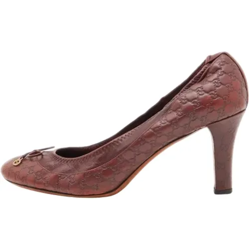 Pre-owned Leder Heels , Damen, Größe: 39 EU - Gucci Vintage - Modalova
