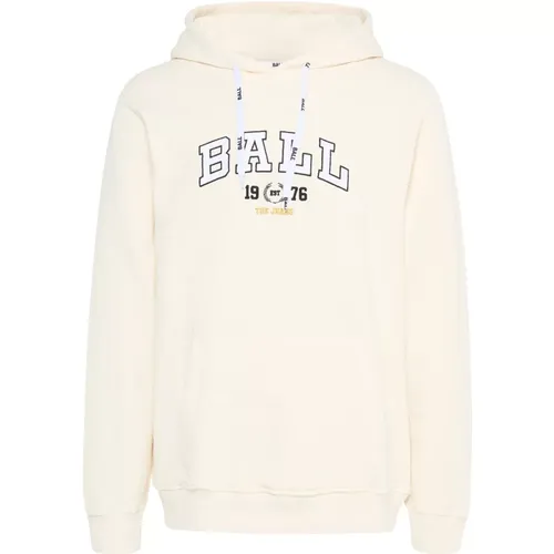 Off White Hoodie Sweatshirt Stylish Logo , female, Sizes: XS, XL, 2XL, L - Ball - Modalova