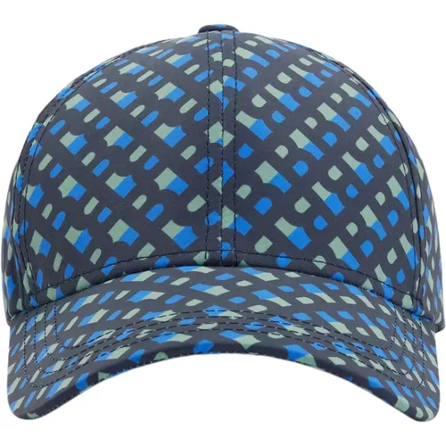 Blue Multi Logo Baseball Cap , male, Sizes: ONE SIZE - Boss - Modalova