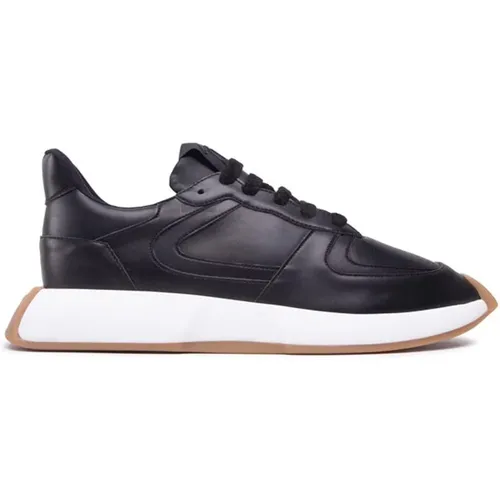 Leather Sneakers for Men , male, Sizes: 9 UK, 5 UK - giuseppe zanotti - Modalova