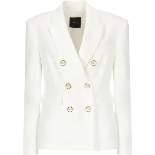 Double Breasted Blazer , female, Sizes: M - pinko - Modalova