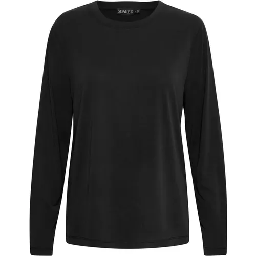 Relaxed Fit Long Sleeve Top , female, Sizes: 2XL, S, XS, M, XL, L - Soaked in Luxury - Modalova