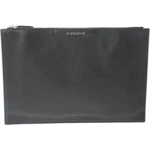 Pre-owned Leather clutches , male, Sizes: ONE SIZE - Givenchy Pre-owned - Modalova