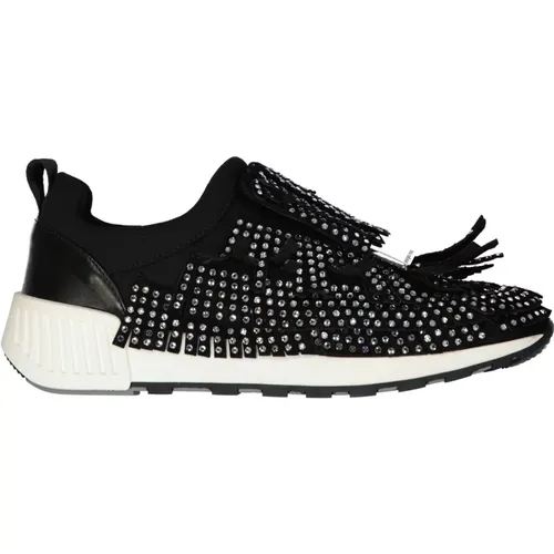 Crystal Sneakers Aw23 , female, Sizes: 1 UK, 2 UK - Sergio Rossi - Modalova