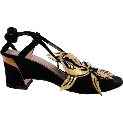 Suede Tie Back Sandals , female, Sizes: 3 UK - Marni Pre-owned - Modalova