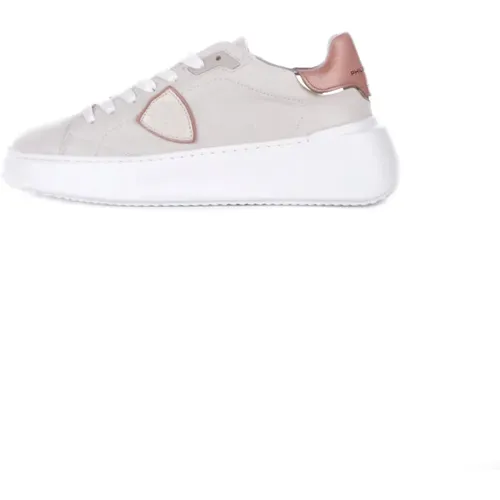Sneakers Pink , female, Sizes: 4 UK, 6 UK, 3 UK - Philippe Model - Modalova