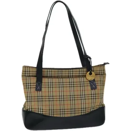 Pre-owned Canvas totes , female, Sizes: ONE SIZE - Burberry Vintage - Modalova