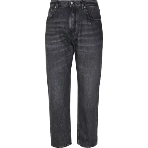 Classic Five Pocket Jeans Greish , male, Sizes: W30, W34, W33 - Mauro Grifoni - Modalova