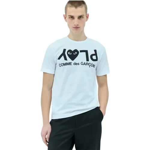 T-Shirts , Herren, Größe: L - Comme des Garçons Play - Modalova