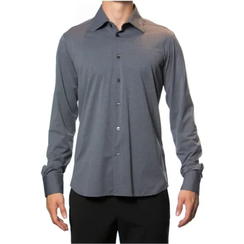 Smart Buttoned Men's French Collar Shirt , male, Sizes: XL - RRD - Modalova