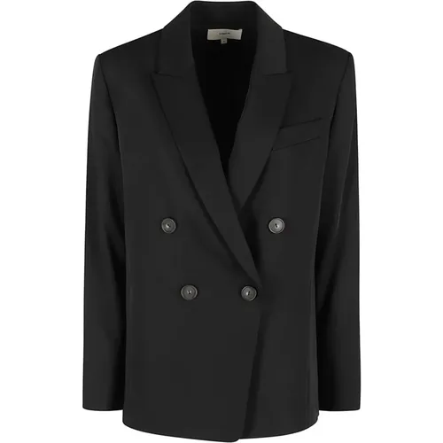 Elegant Double Breasted Coat , Damen, Größe: 34 EU - Vince - Modalova