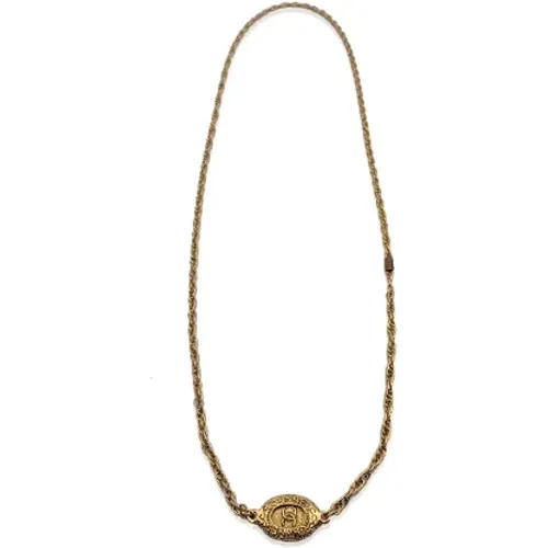 Pre-owned Metal necklaces , female, Sizes: ONE SIZE - Chanel Vintage - Modalova