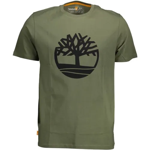 Grünes Baumwoll T-Shirt Timberland - Timberland - Modalova