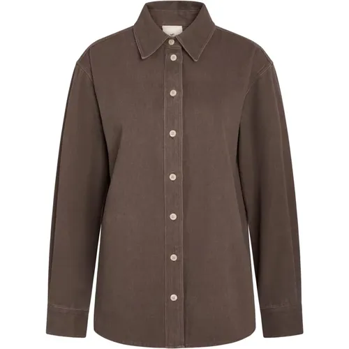 Moderne Overshirt in Ash , Damen, Größe: 2XL - Heartmade - Modalova