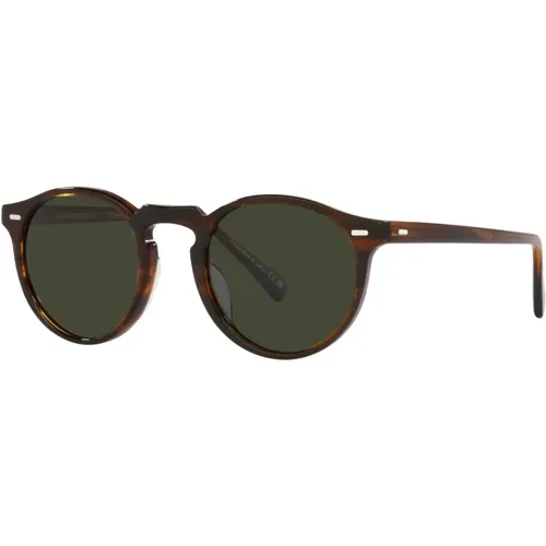 Gregory Peck SUN Sunglasses Tuscany Tortoise , male, Sizes: 50 MM, 47 MM - Oliver Peoples - Modalova