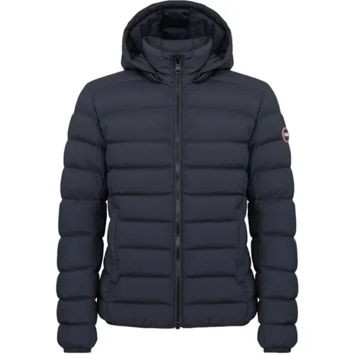 Navy Down Jacket for Men , male, Sizes: M, L, 2XL, XL, XS, S, 3XL - Colmar - Modalova