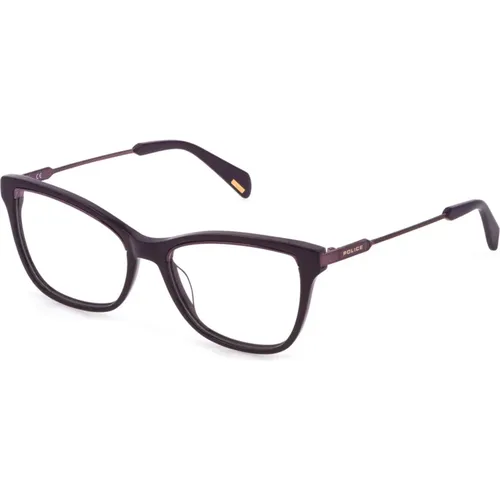 Stylische Brille Vplc30E , unisex, Größe: 54 MM - Police - Modalova
