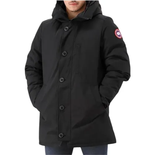 Schwarzer Parka Jacke Winter Wärme - Canada Goose - Modalova