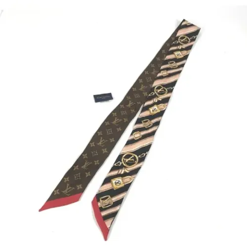 Pre-owned Silk scarves , female, Sizes: ONE SIZE - Louis Vuitton Vintage - Modalova