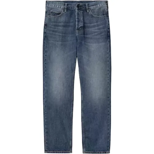 Locker Geschnittene Straight Leg Denim Hose Blau , Herren, Größe: W30 - Carhartt WIP - Modalova