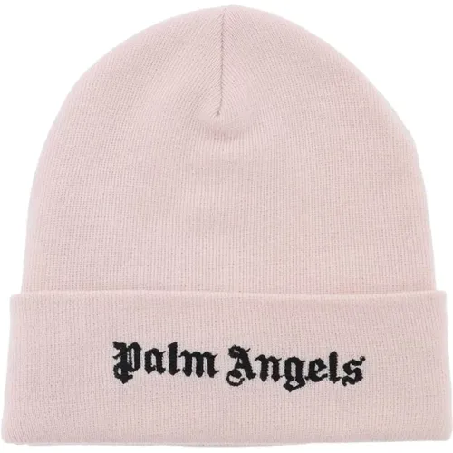 Logo Beanie Hat , Herren, Größe: ONE Size - Palm Angels - Modalova