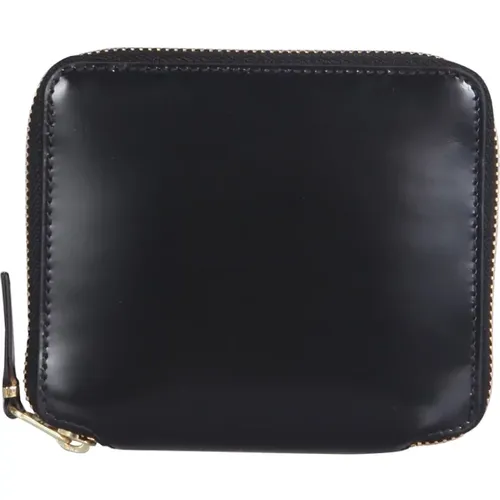 Shiny Leather Wallet , male, Sizes: ONE SIZE - Comme des Garçons - Modalova