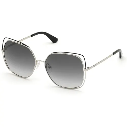 Silver Mirrored Sunglasses , female, Sizes: 61 MM - Guess - Modalova