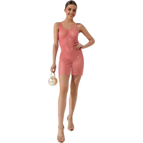 Rosa Mesh Mini Kleid Sydney - Santa Brands - Modalova