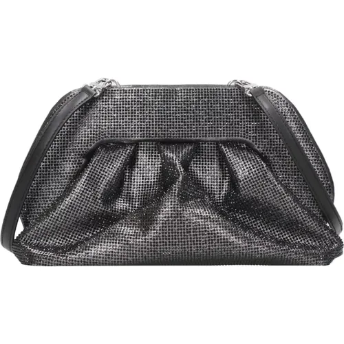 Vegane Strass Clutch Tasche Grau - THEMOIRè - Modalova