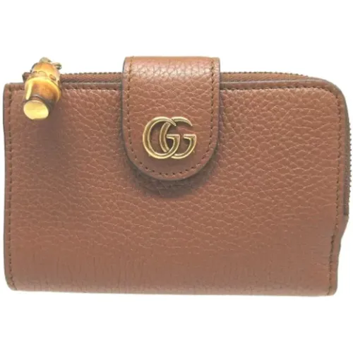 Pre-owned Leather wallets , female, Sizes: ONE SIZE - Gucci Vintage - Modalova