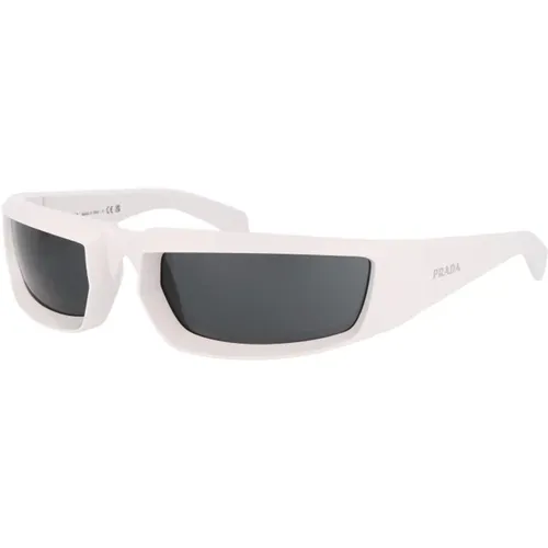 Stylische Sonnenbrille für Sonnige Tage , Herren, Größe: 63 MM - Prada - Modalova