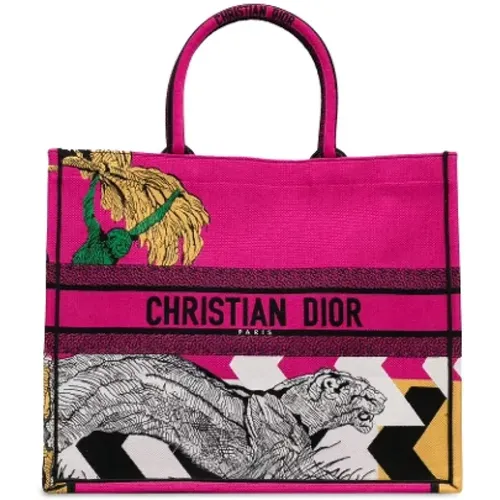 Pre-owned Canvas totes , female, Sizes: ONE SIZE - Dior Vintage - Modalova